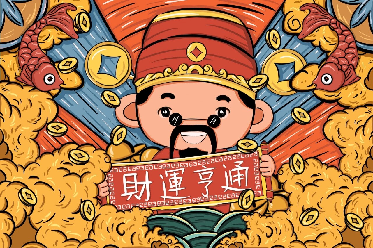 财神爷|招财电脑壁纸
