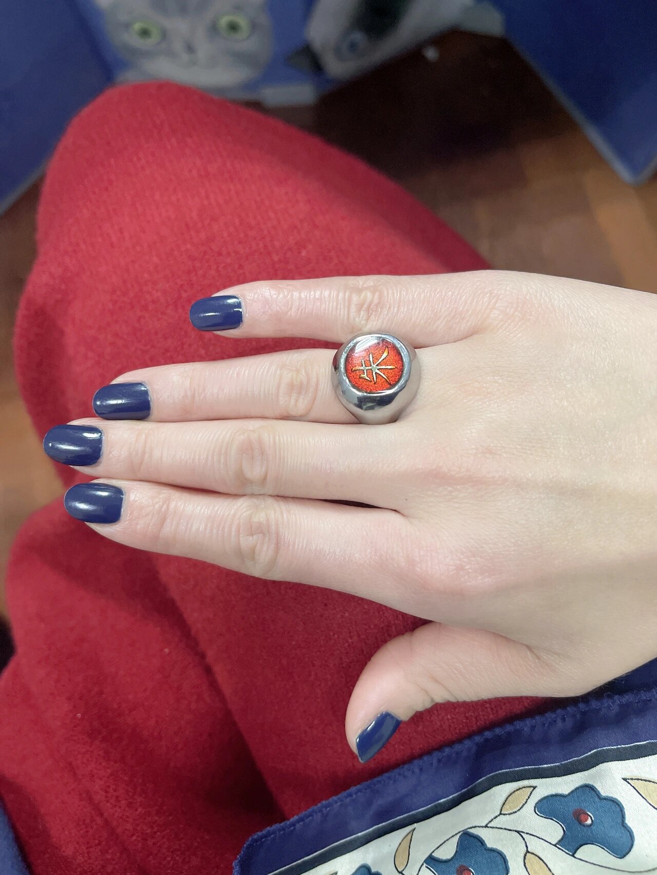 火影忍者,晓组织同色指甲油,朱 zoya指甲油,色号1011.