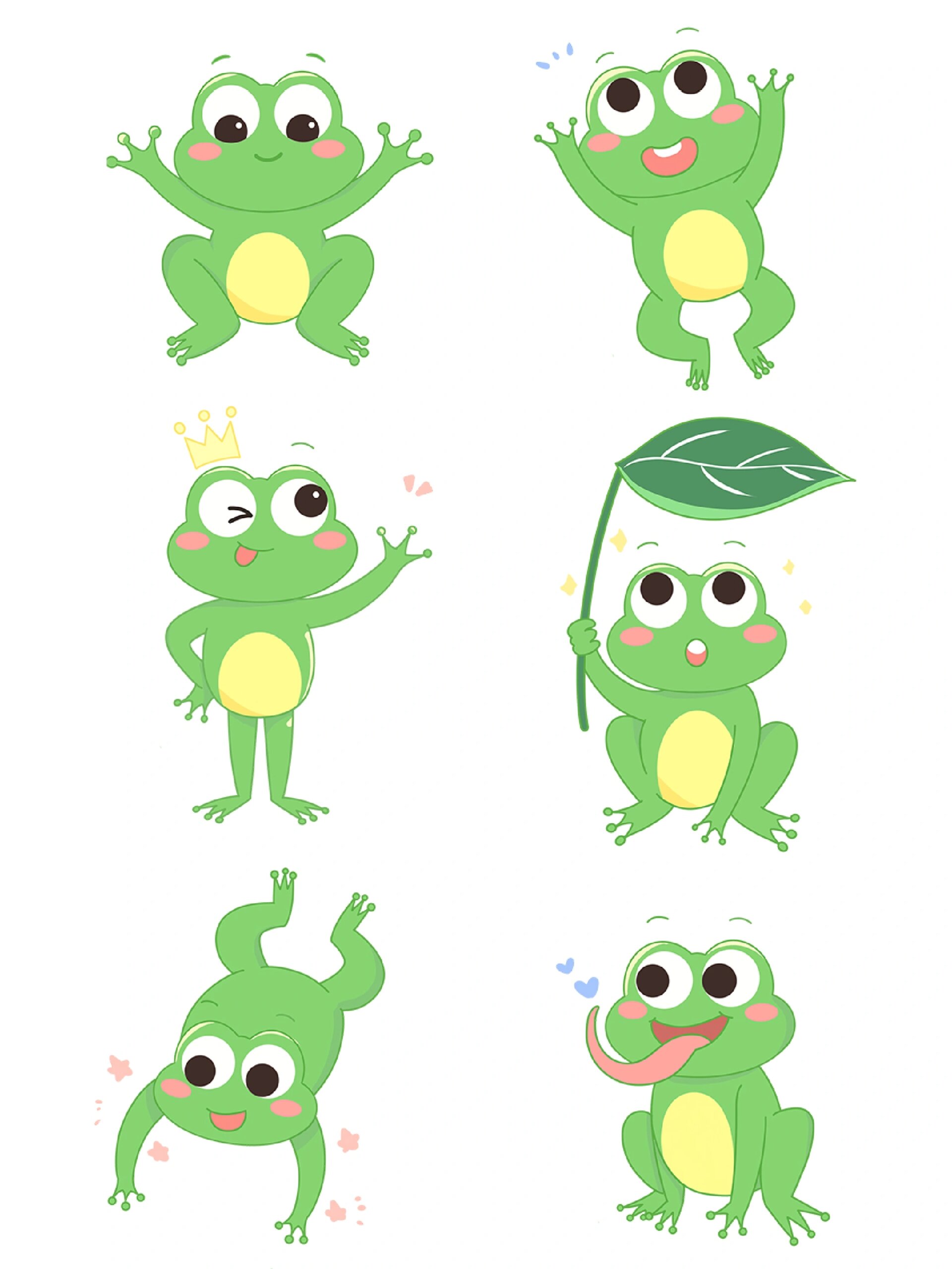 97卡通青蛙|免扣素材97