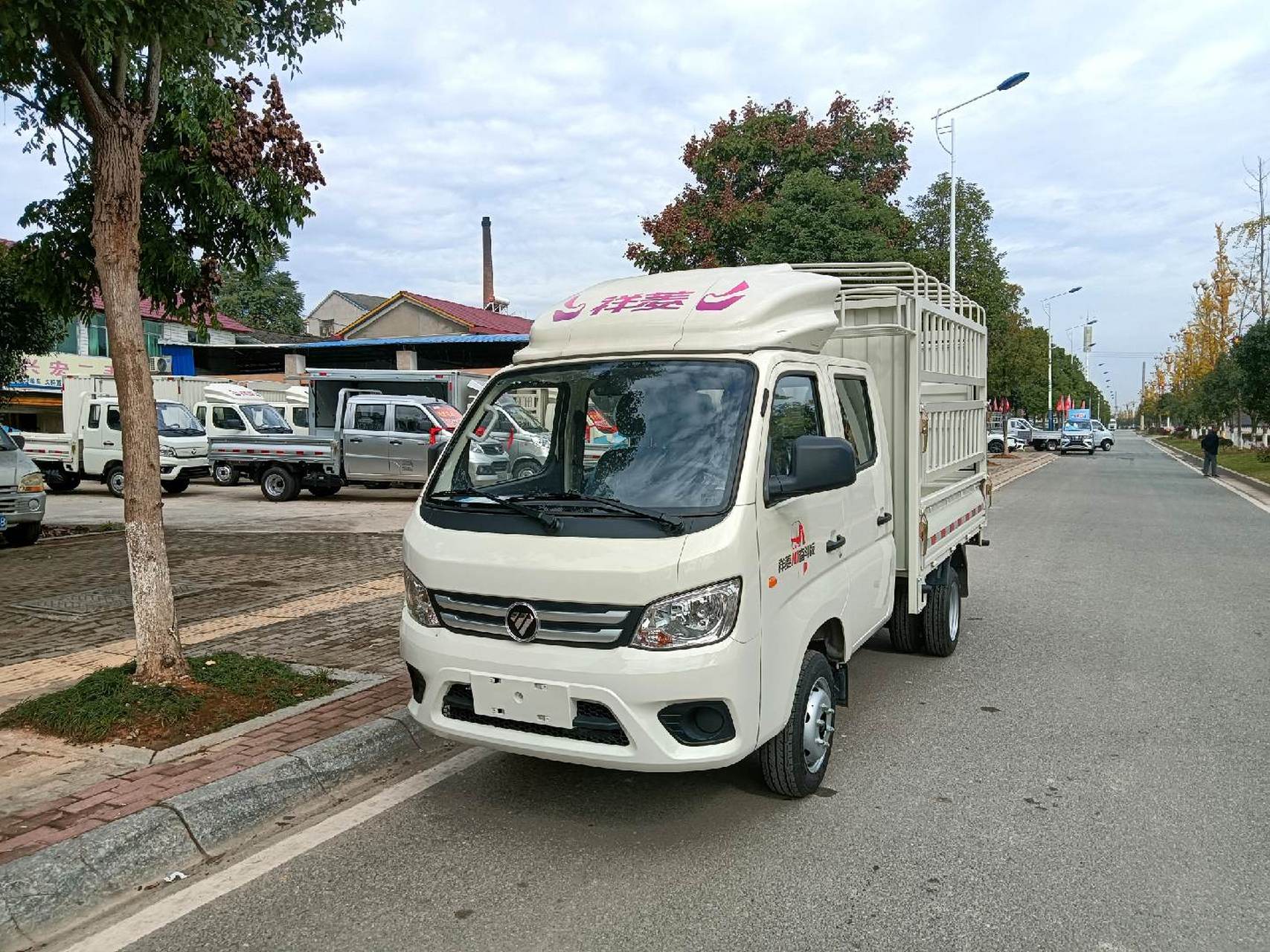 推荐好车东风多利卡排半仓栅,福田祥菱