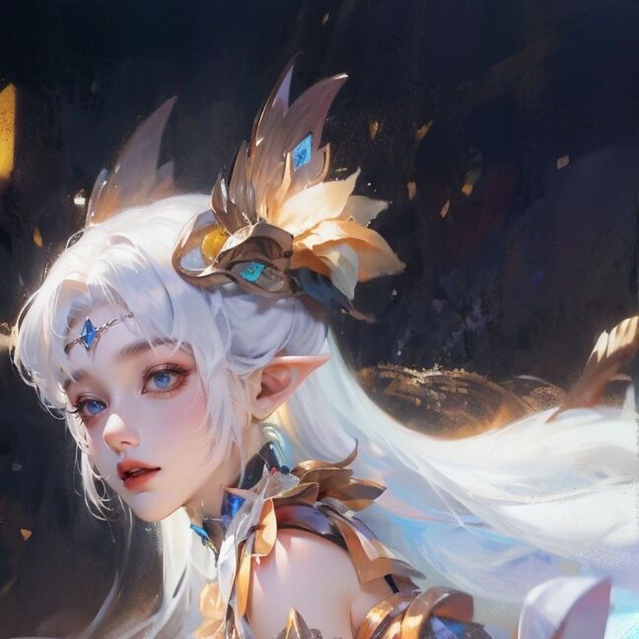 ai画王者,貂蝉金色仲夏夜之梦 仅供娱乐 喜欢点个关注哟 风格不同,你