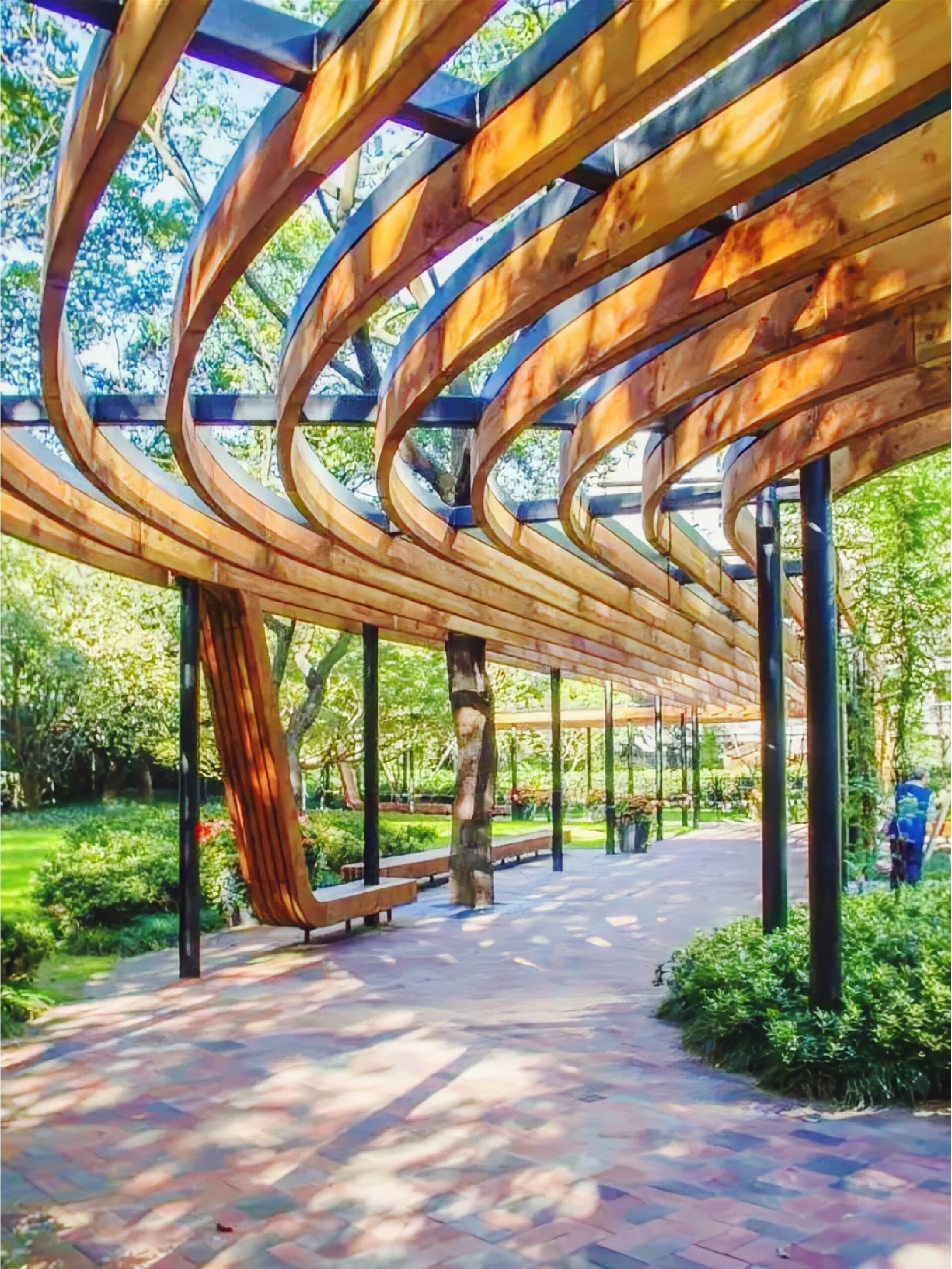 幼儿园户外创意廊架大合集75