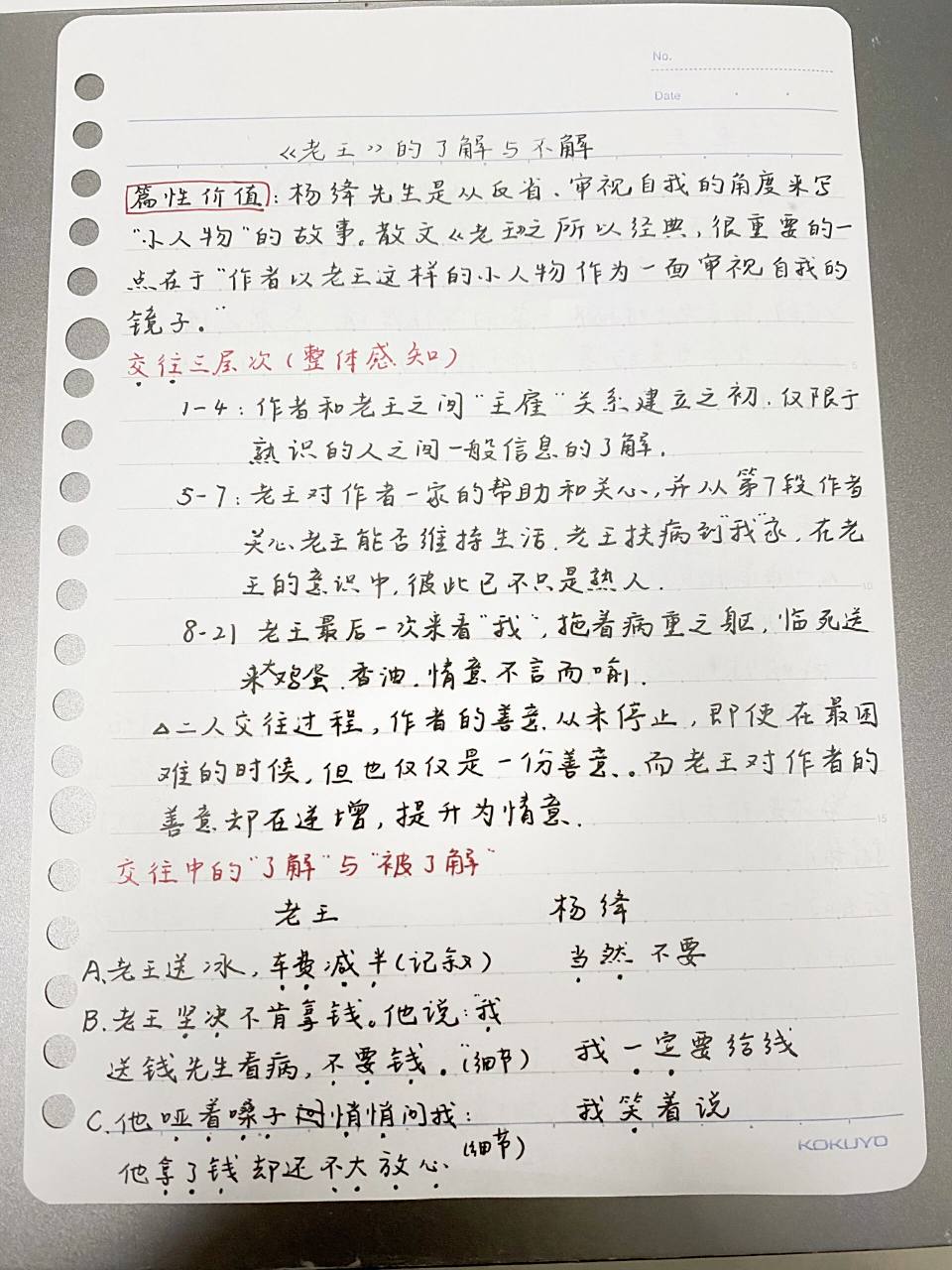 技能赛获奖|《老王》备课笔记|公开课不必愁   终于到我超级想解读的