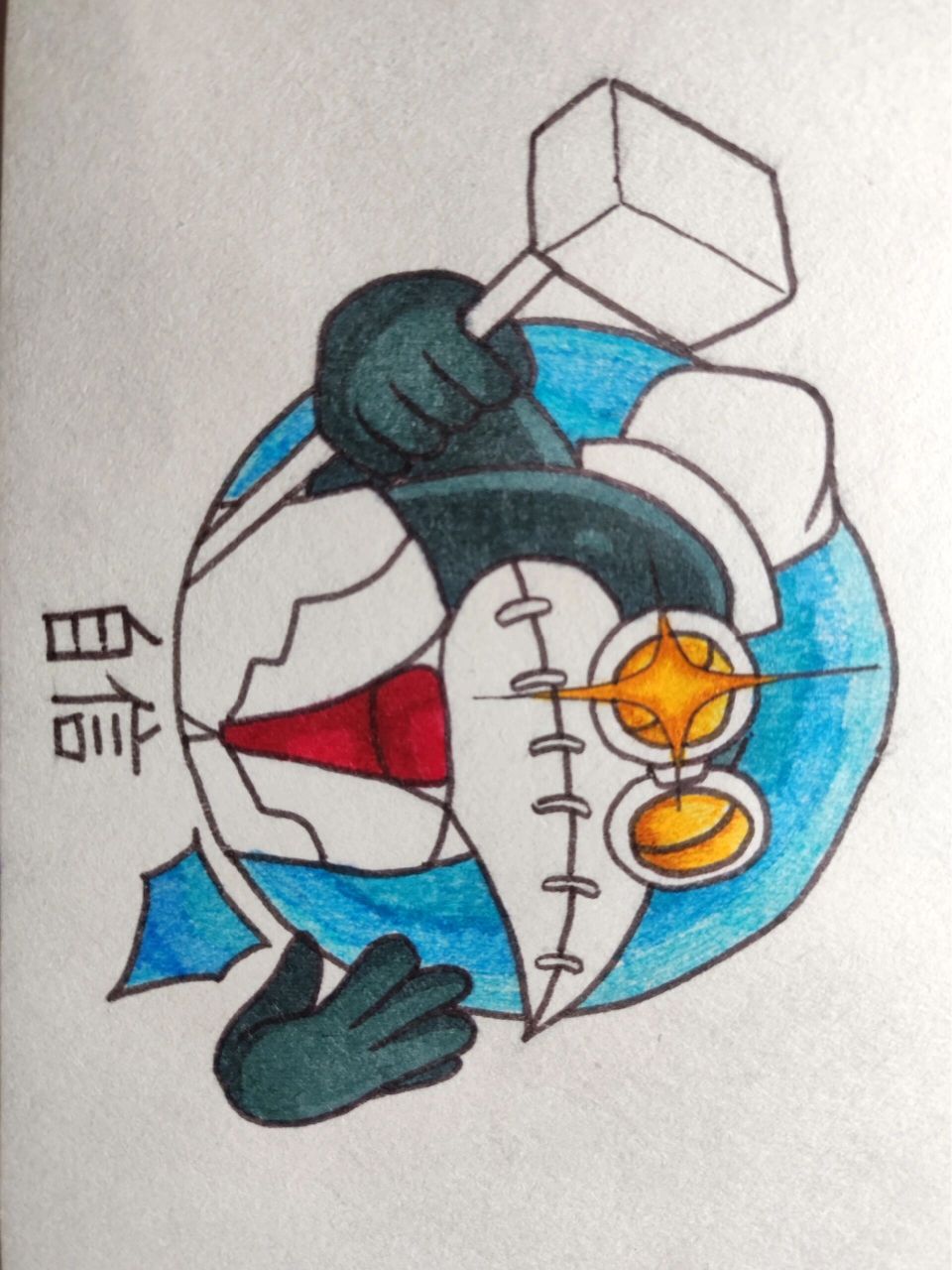 太空狼人杀自制表情包,我用做微信表情.