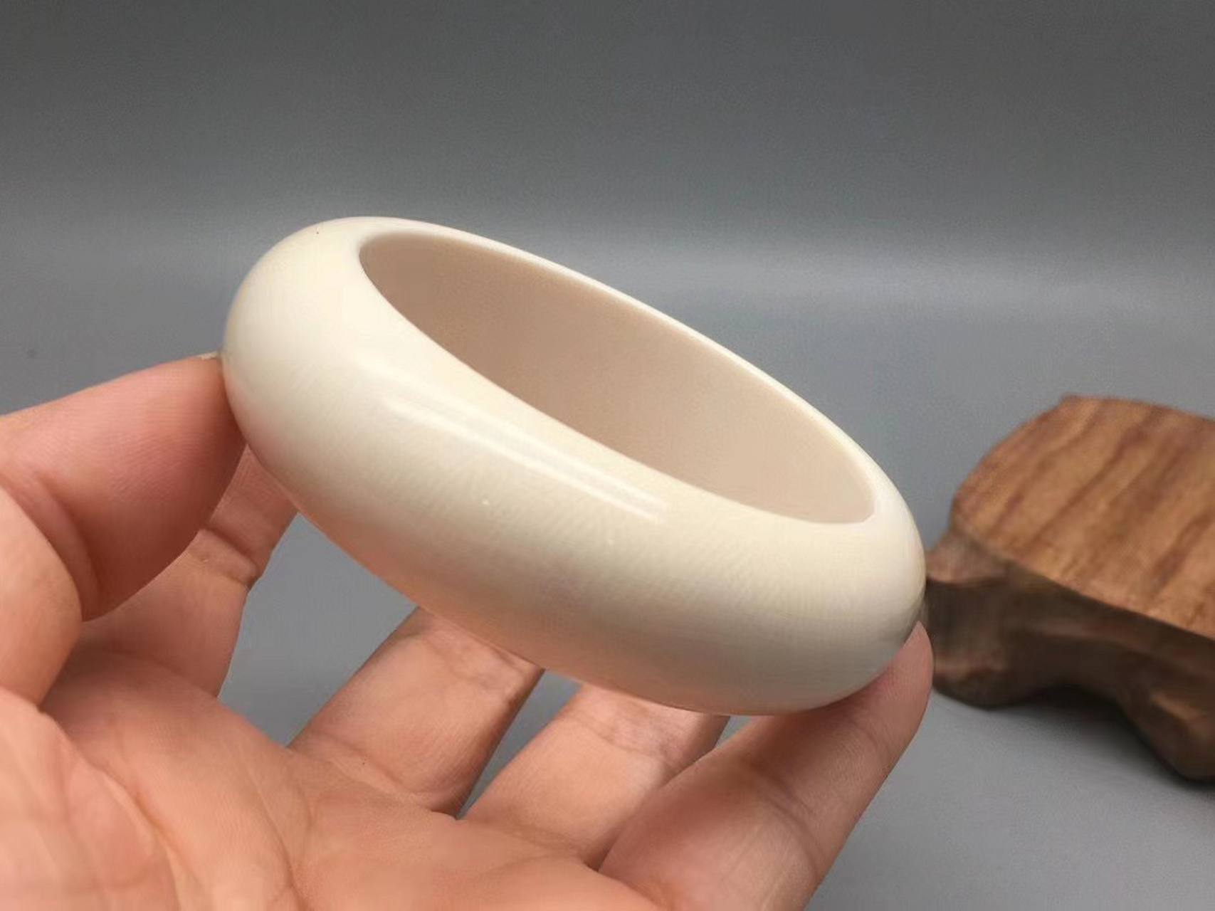 0贵妃手镯 猛犸象牙极品原色2.