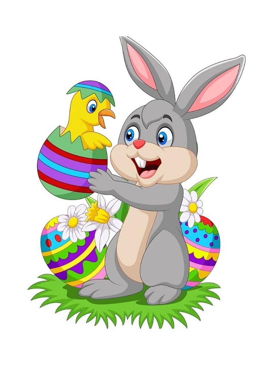 可爱兔子和小黄鸡的故事 🐰可爱的兔子居然当起了鸡妈妈啦