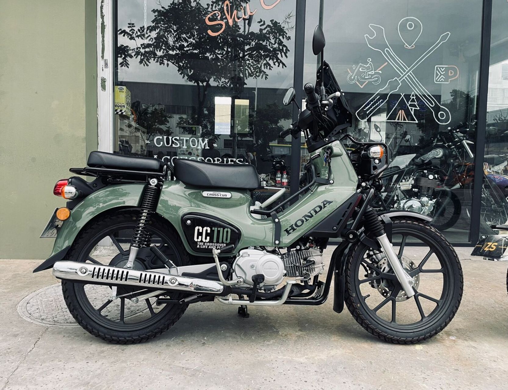 本田幼兽110/宗申野米125 #四川绵阳复古骑行# #蜀匠机车俱乐部