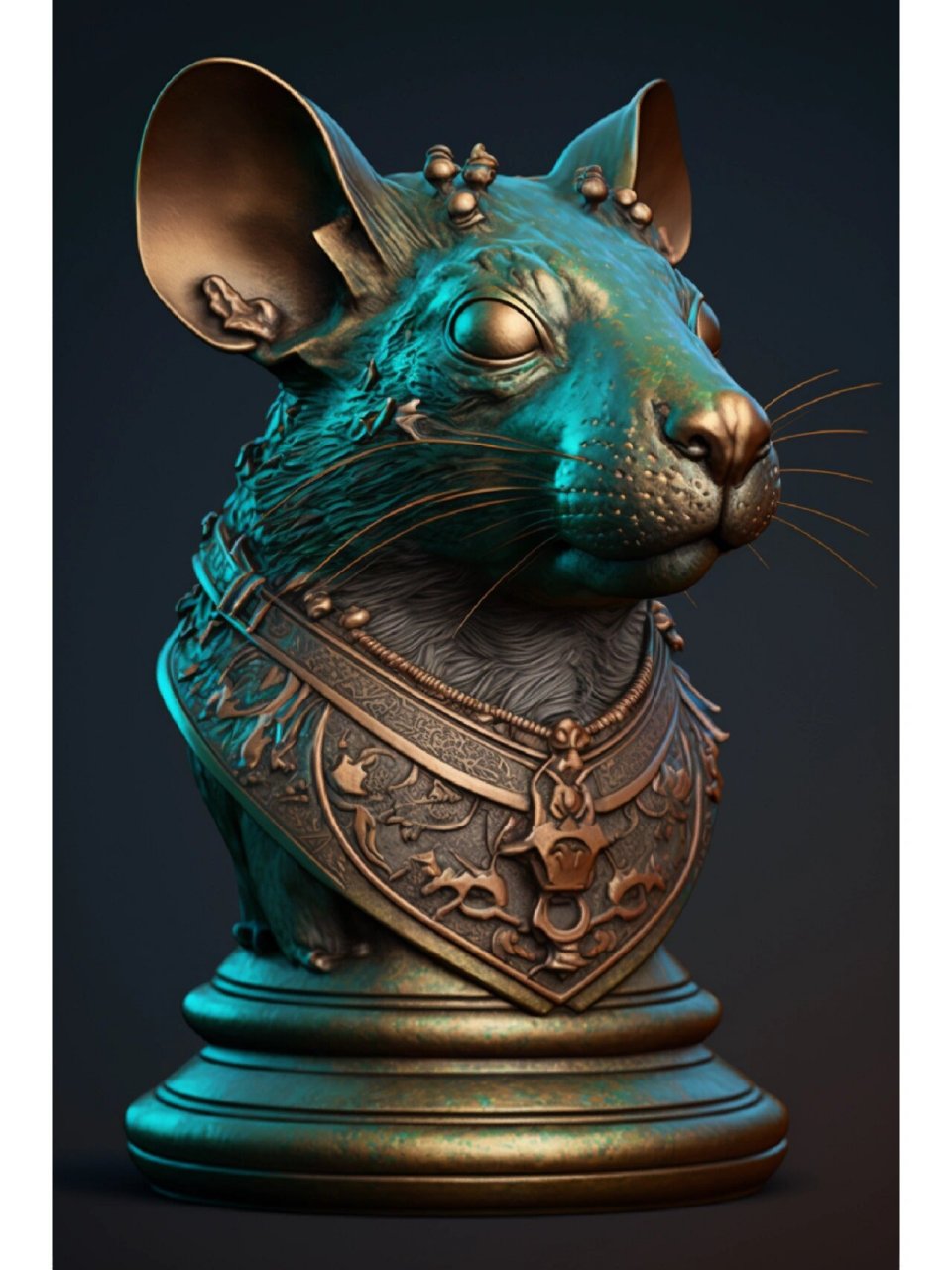 十二生肖青铜兽首【鼠】 十二生肖青铜兽首发布了!99终于等到你了!