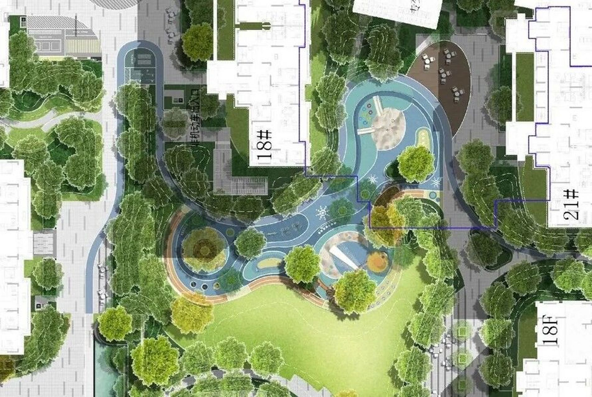 96 设计要点: 166 色彩搭配:儿童活动区的颜色应