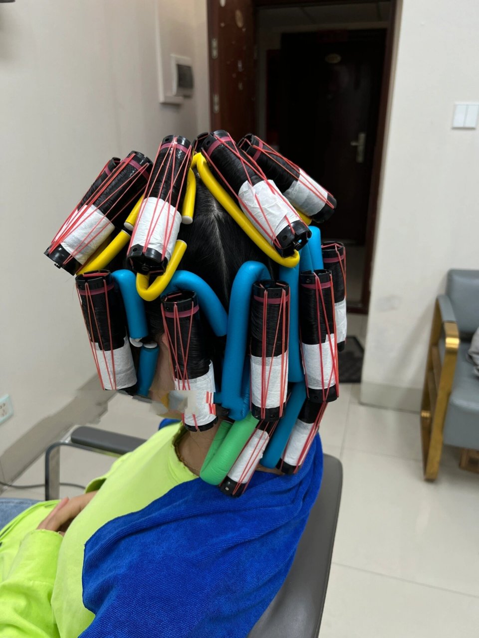 法式烫烫发排杠教程以及全过程解说 重度强迫症患者卷杠是都要亲自