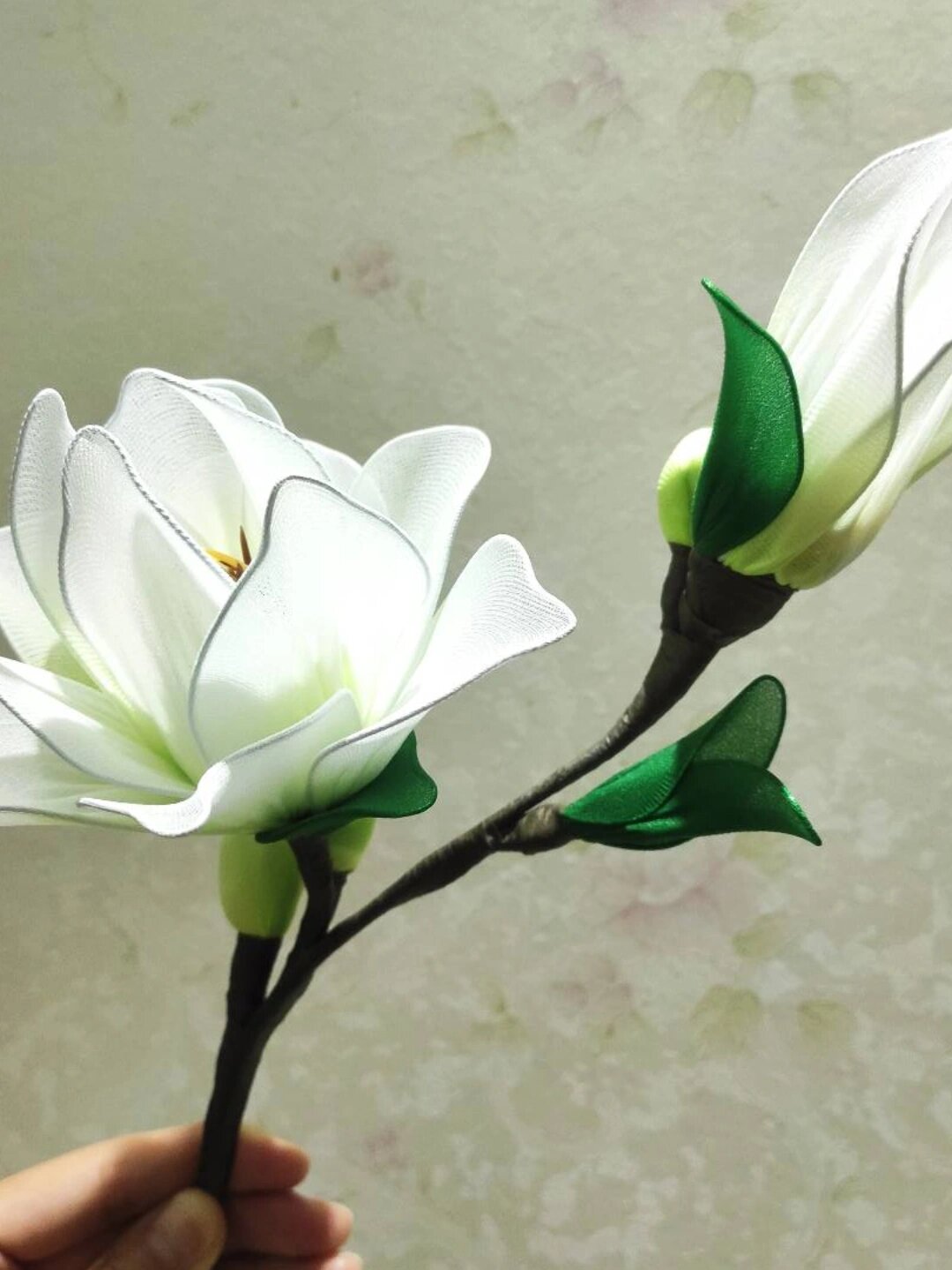 丝网花之白玉兰