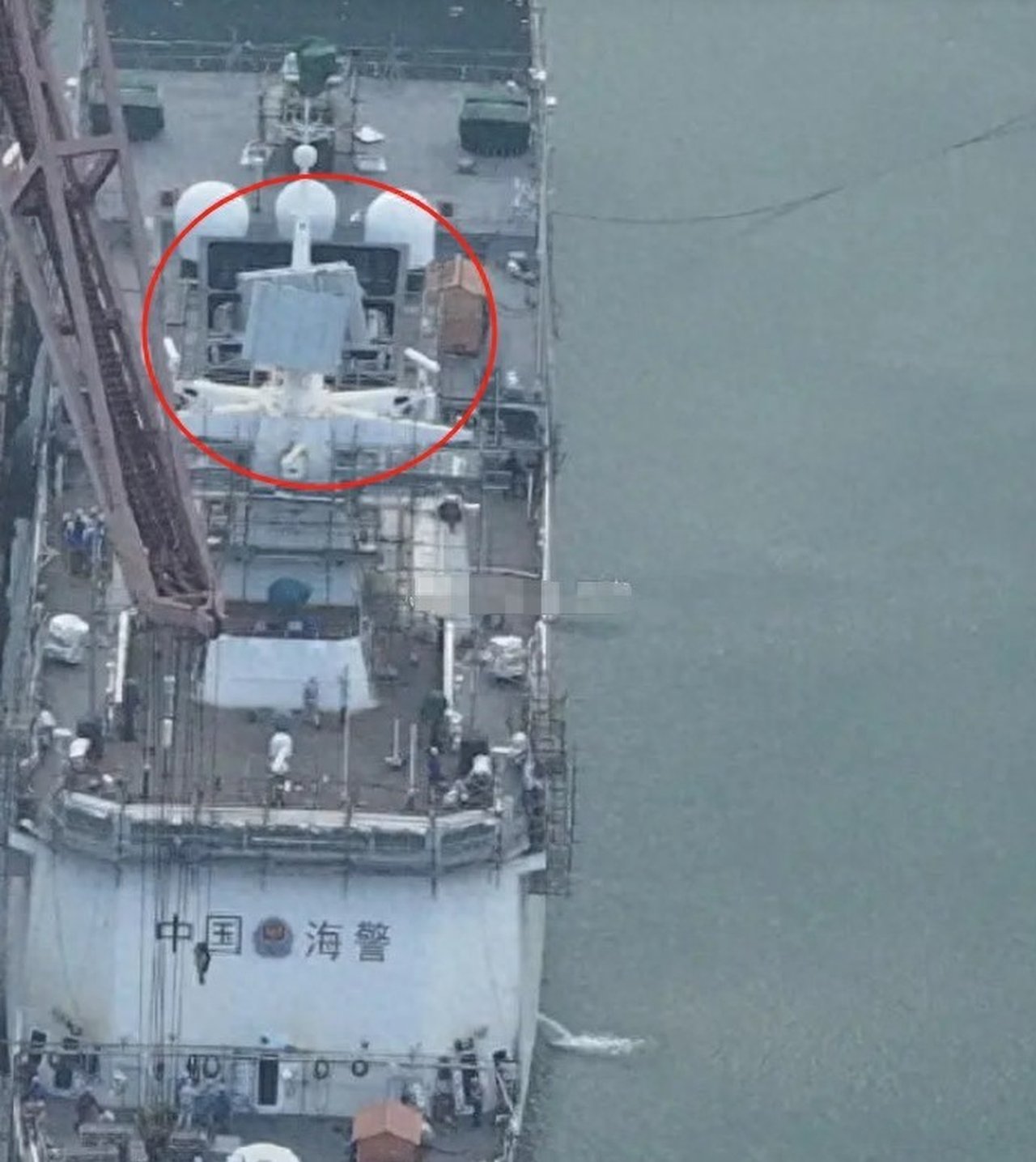 备受瞩目的海警版052d又有新动向啦