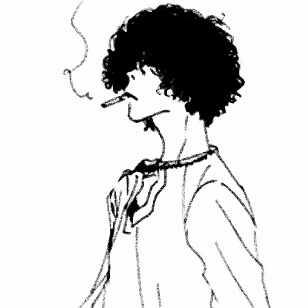 头像(男头,emo 漫画头像截修|丧|复古|黑白|小众|小野塚カホリ 作品