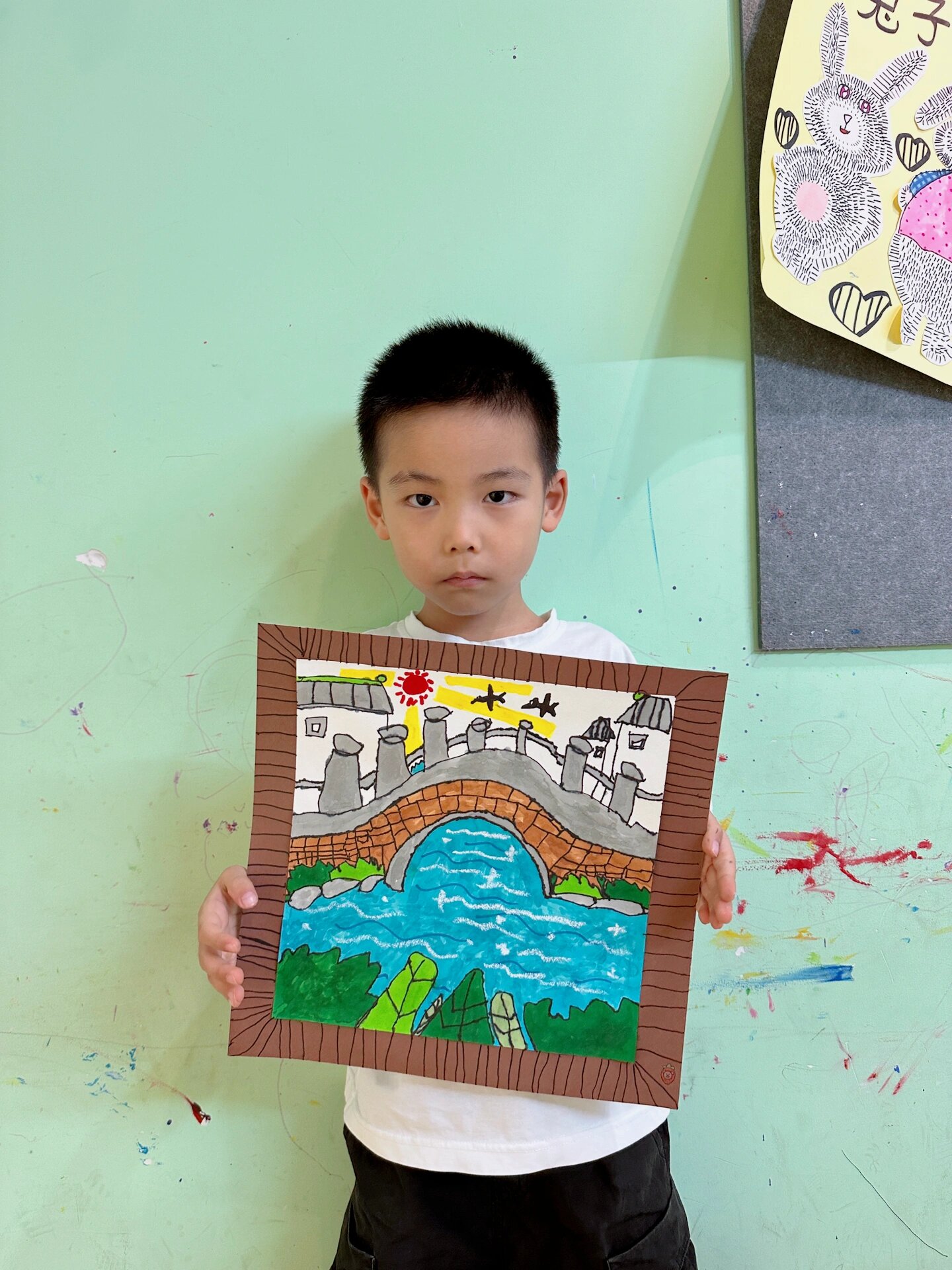 创意儿童画【江南水乡】中班