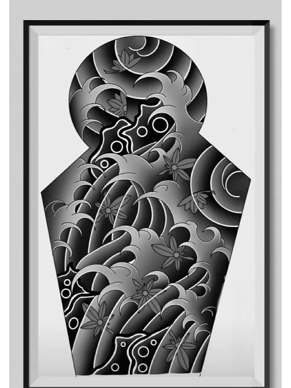 刹车印花臂纹身