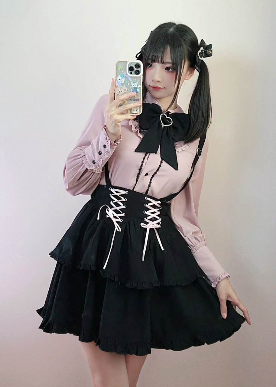 🎀地雷系女子🎀 金刚型大码女孩也可以勇敢的地雷系穿搭了!好感动