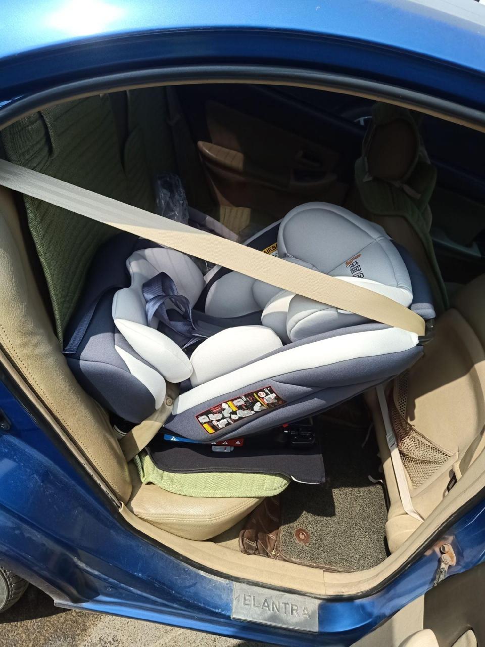 袋鼠途途口袋宝贝0-12岁款 isofix硬链接latch带链接再用原车三点式