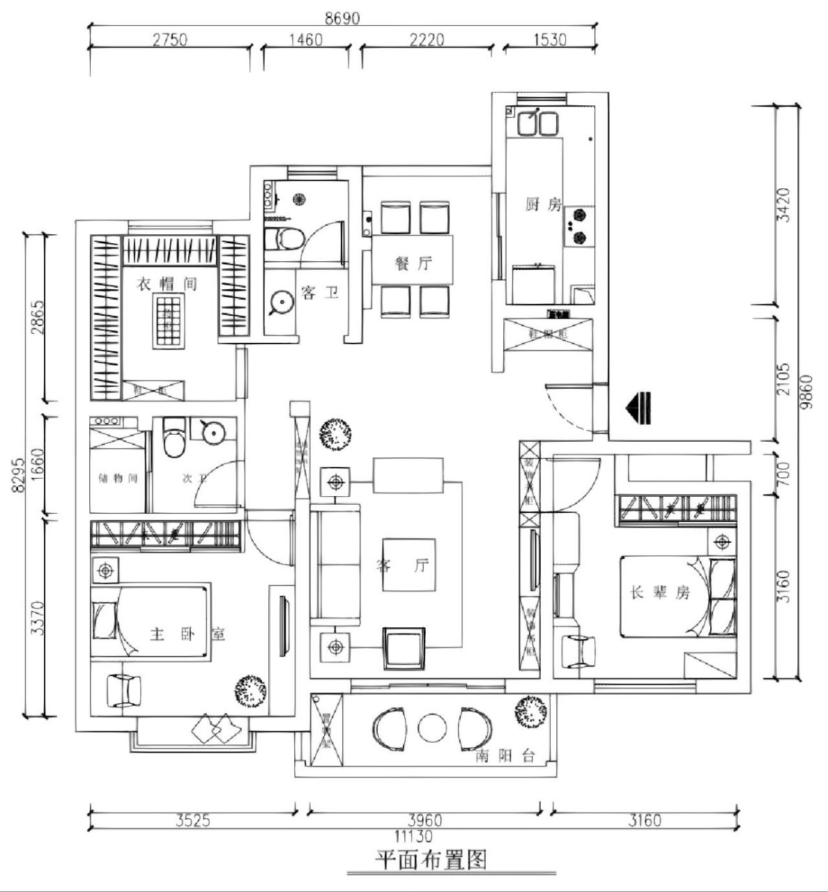 可接各种各样的图纸,如平面图,立面图等等,平面图如原始框架图,墙体
