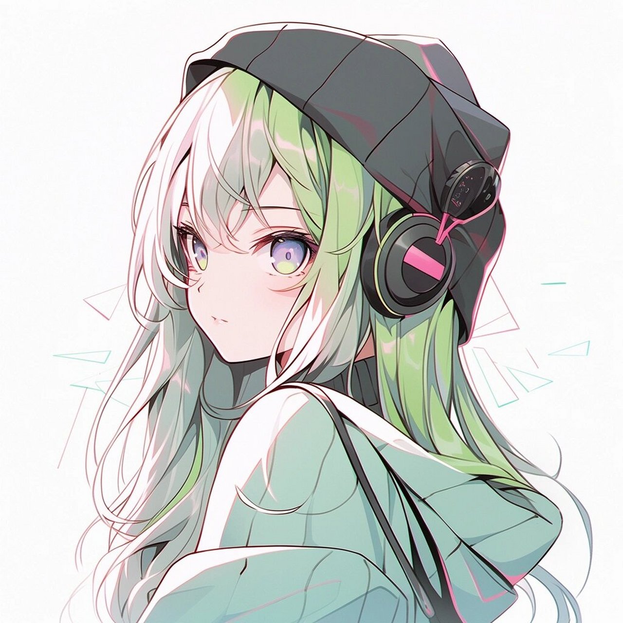 动漫头像/耳机少女 #好看头像# #好看的女生头像# #动漫女头# #动漫