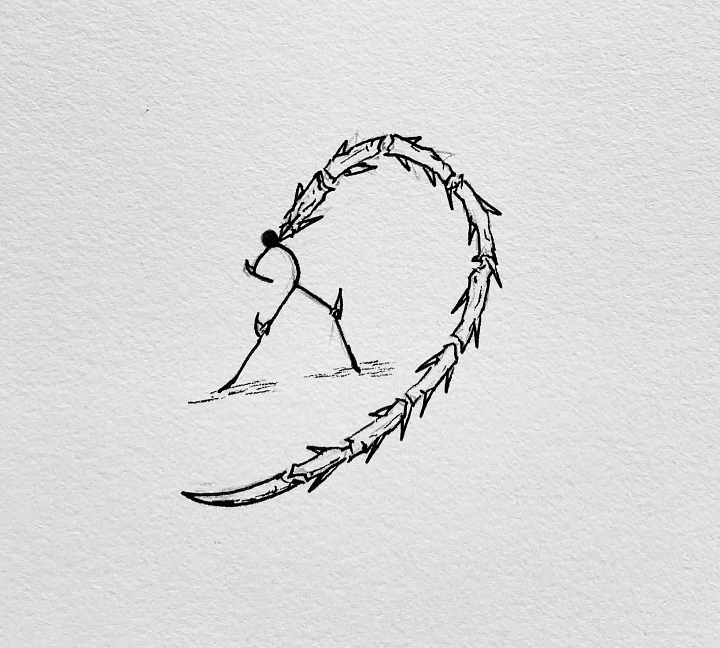 火柴人骨元素绘画