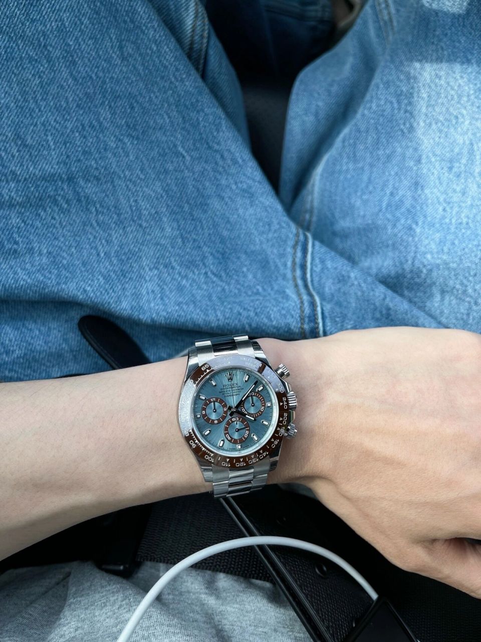 劳力士daytona06冰蓝迪 清新夜刻冰蓝迪通拿