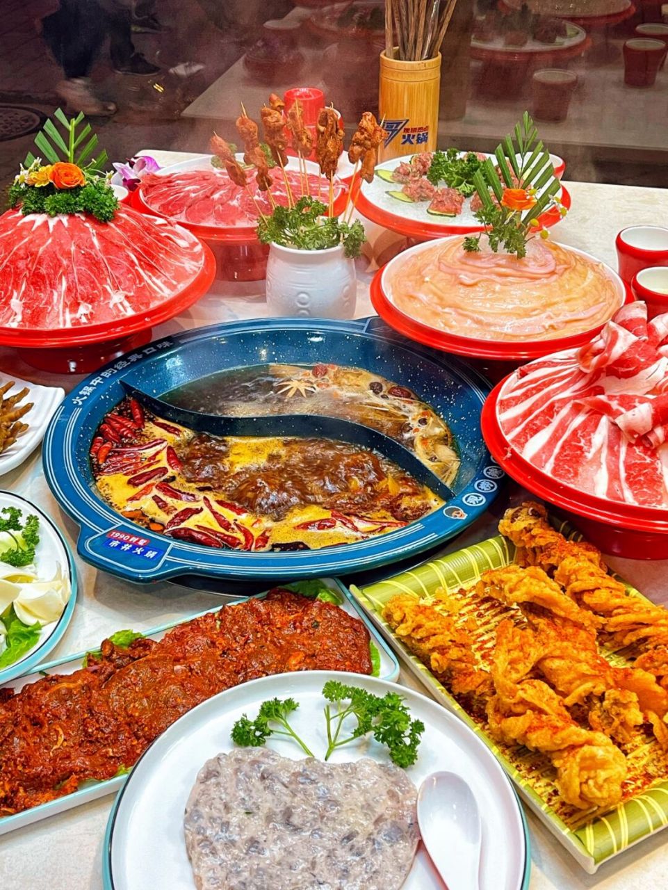 重庆超火97大酥肉牛油火锅来合肥啦6015全是硬货!4.8zhe吃!