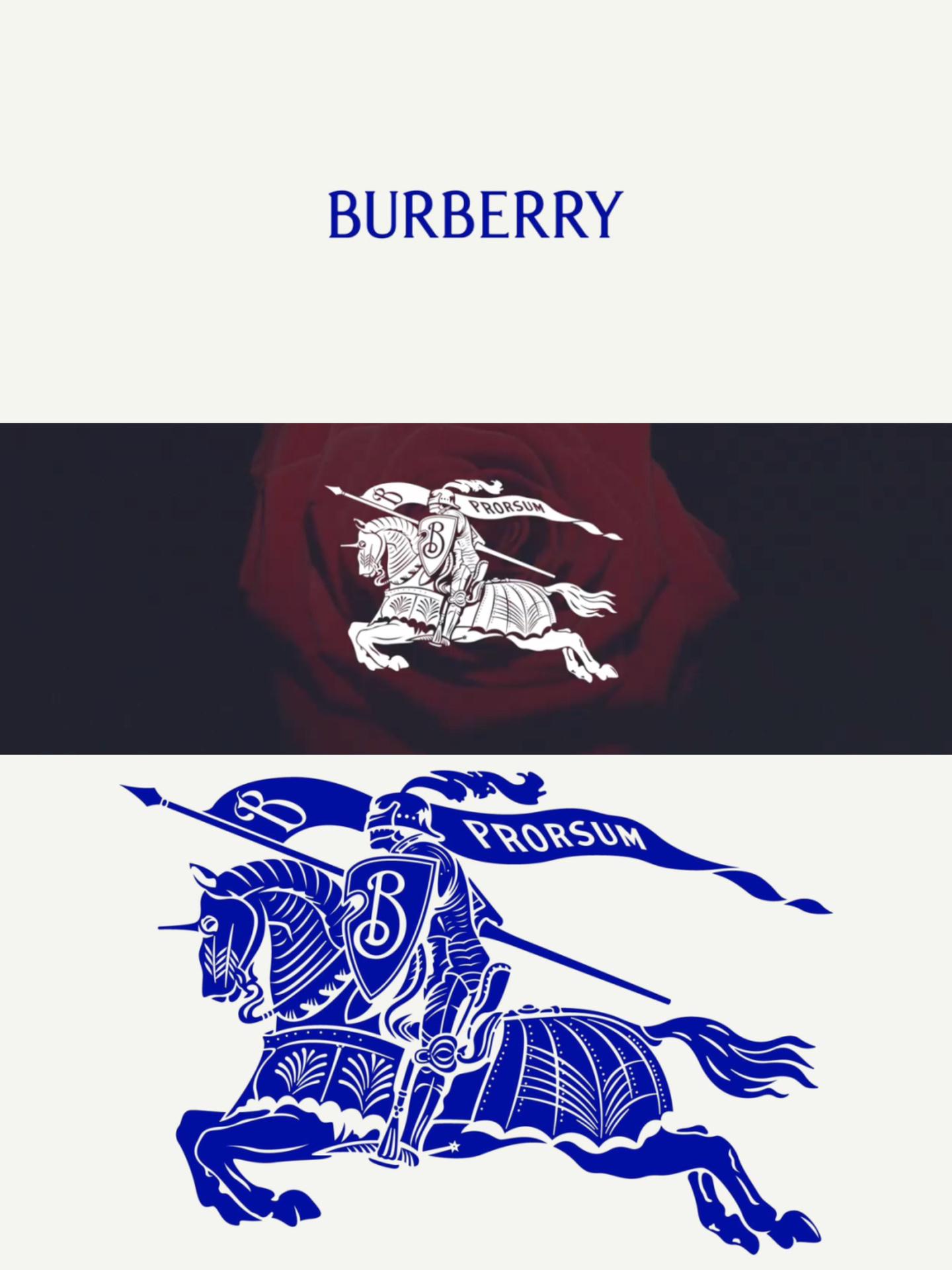 英国的高端时尚奢侈品牌最近 burberry 突然清空了instagramtwitter