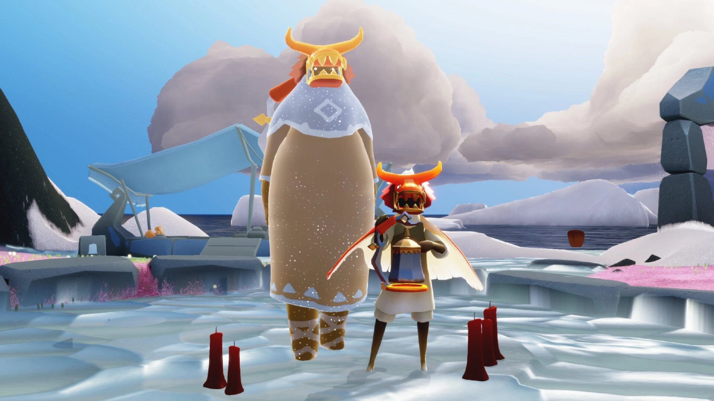 三次复刻:表演家发型,垂边棉裤,白绒毛镶边紫斗,抛球杂耍动作,方体火