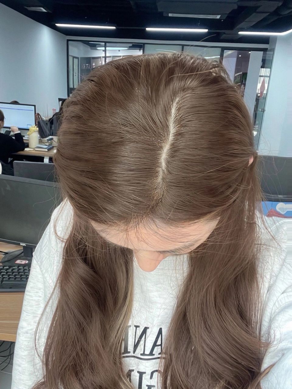 h5亚麻棕黑发直染掉色反馈!