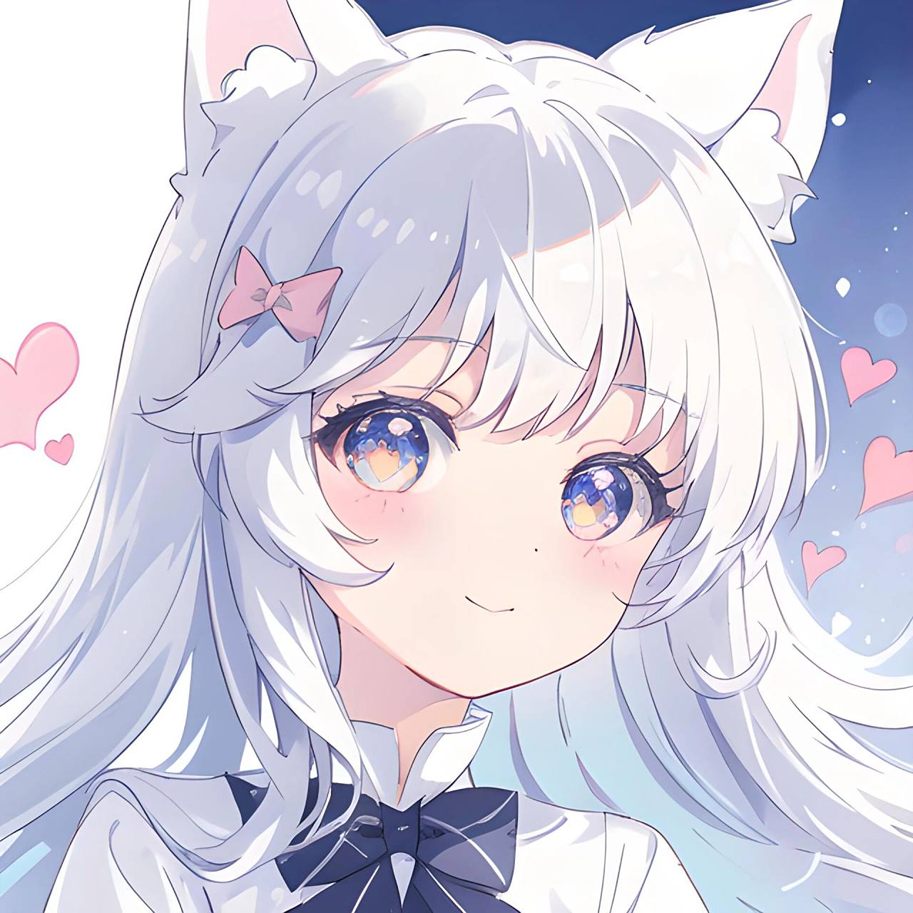 软萌猫耳小甜心丨女生闺蜜头像78