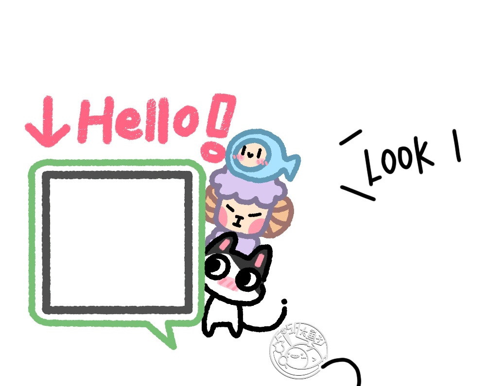 可爱的微信二维码来啦!