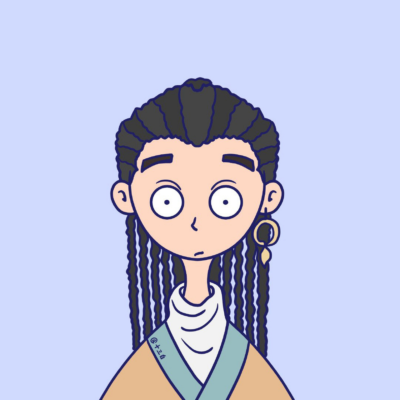 仙剑奇侠传98柔情版小头像#十三白插画