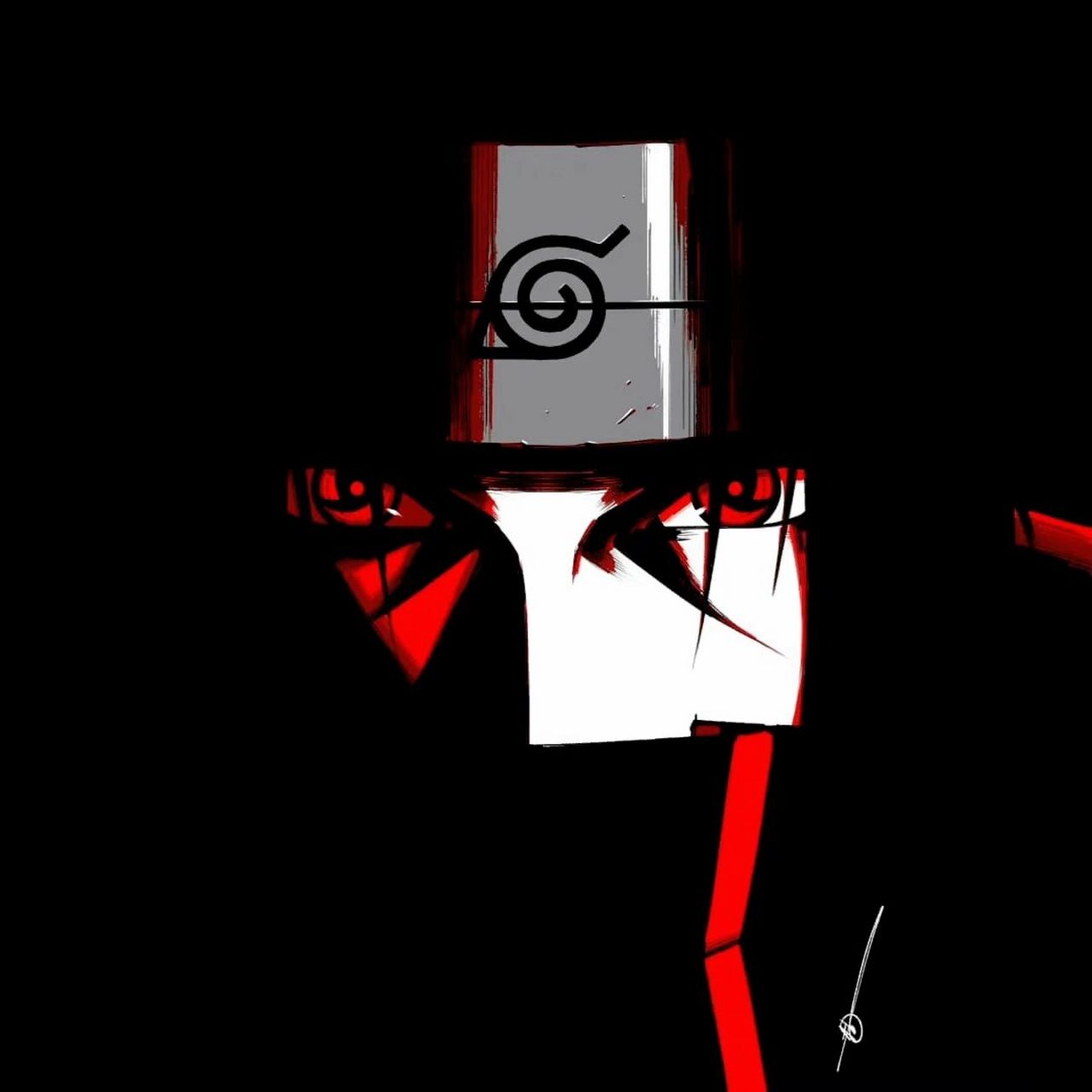 优质火影头像(黑色) 可拿图