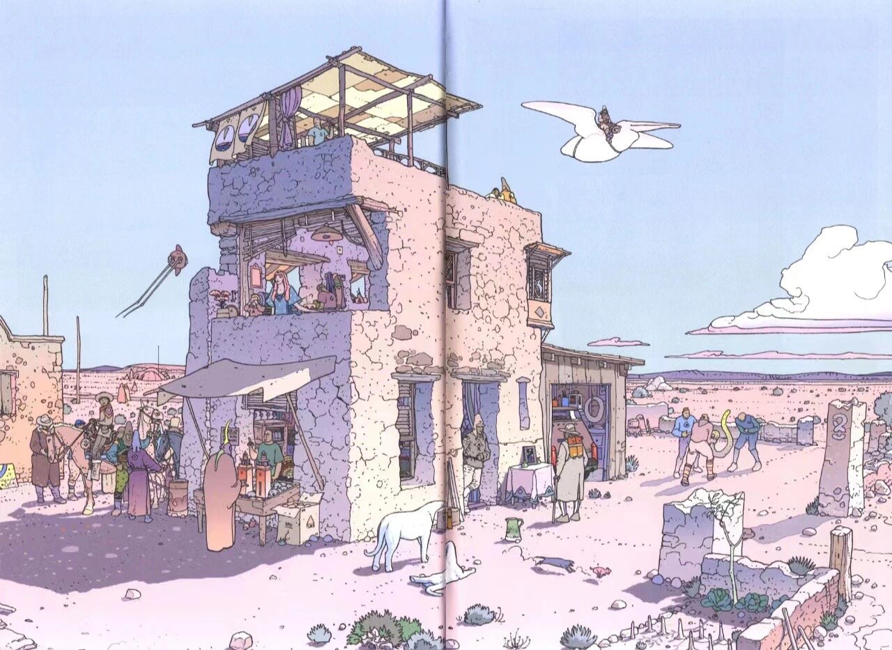 顶级插画大师莫比斯 插画作品分享