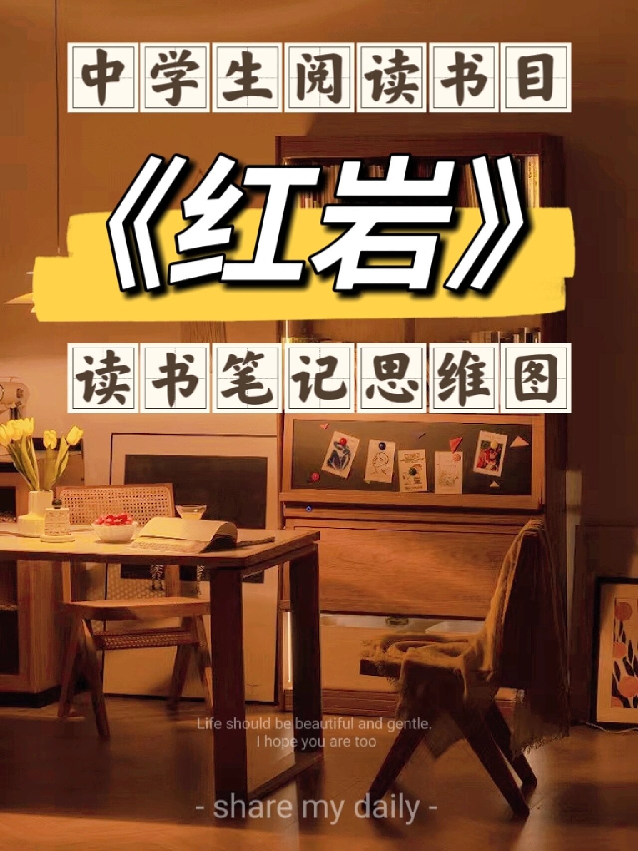 名著阅读丨《红岩》读书笔记思维导图