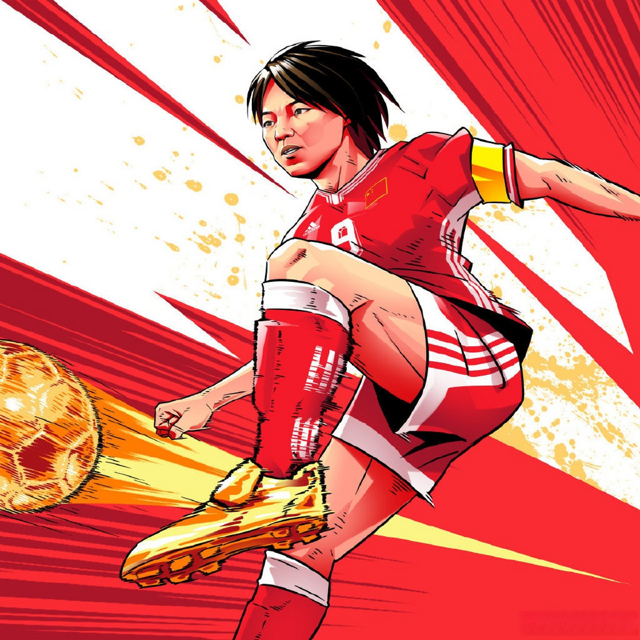 女足孙雯50岁生日#  历经风雨彩虹路96 熔铸铿锵玫瑰魂95  今天