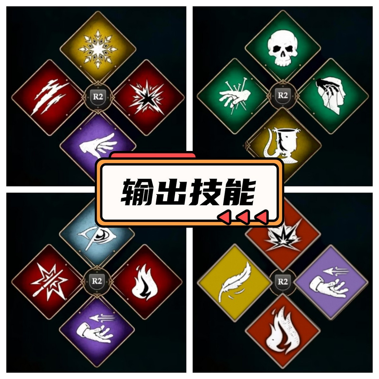 霍格沃茨之遗 - 四大输出技能组合!