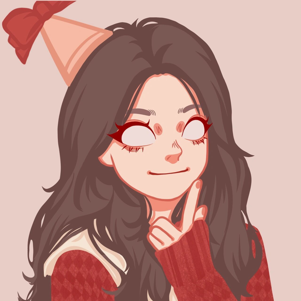 98生日卡通头像上色步骤过程|每日一副卡通 98今天画的是过生日的