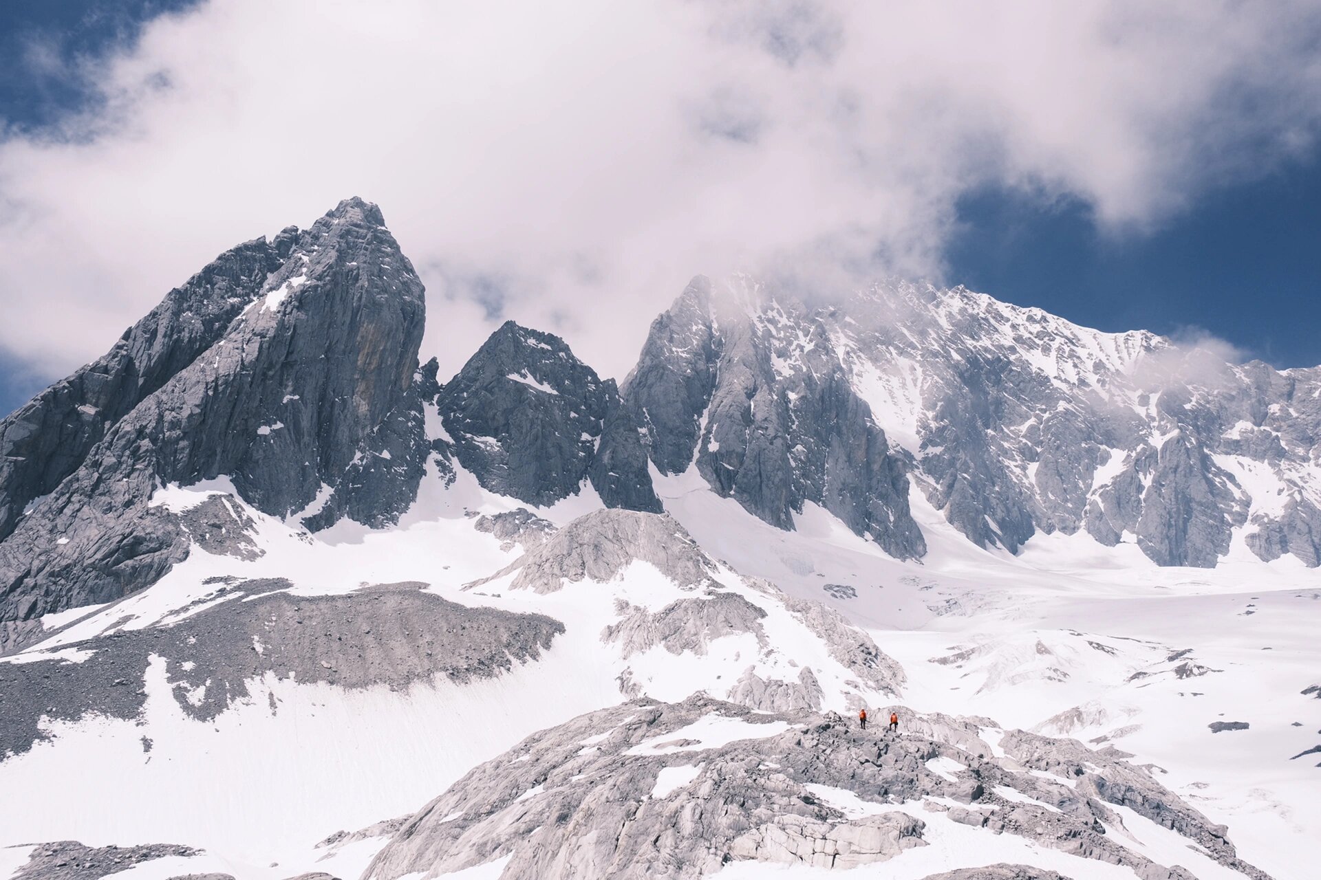 记录|在海拔4680米的玉龙雪山 在云南丽江玉龙雪山9015