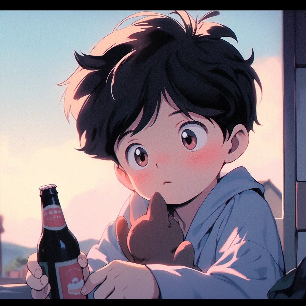 动漫头像男生|啤酒宠物都想要