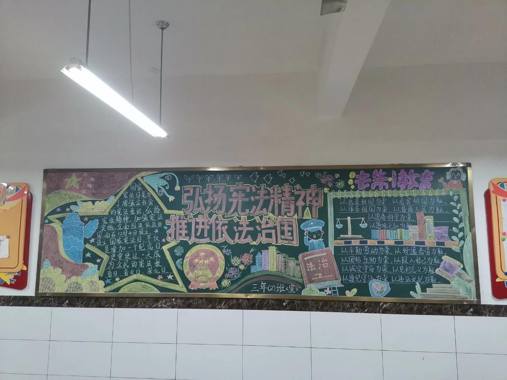 法制主题黑板报 法制宣传周