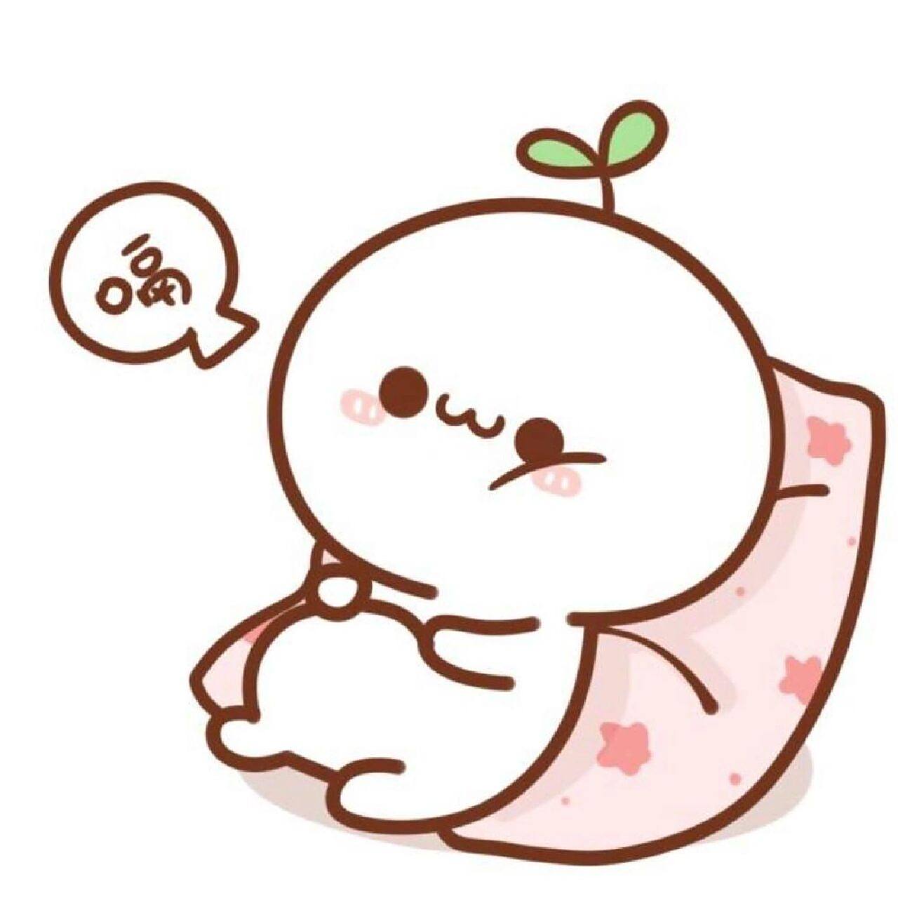 超可爱长草颜团子头像