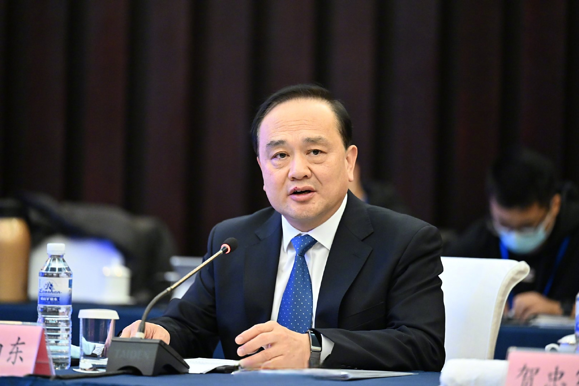 2022双循环发展大会#【山东省贸促会会长孟向东:积极搭建经贸合作