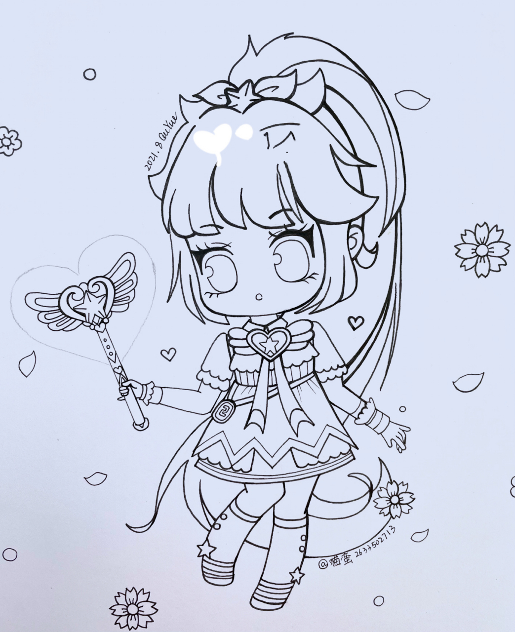 ✨迷你世界✖️巴拉拉小魔仙 这次最喜欢的皮肤美琪必须先画为