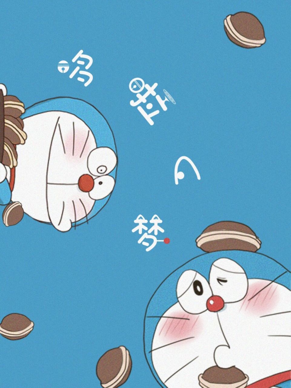 哆啦a梦壁纸,小哆啦爱吃铜锣烧 绘图:哆啦的博物馆7015谢诗yi #哆