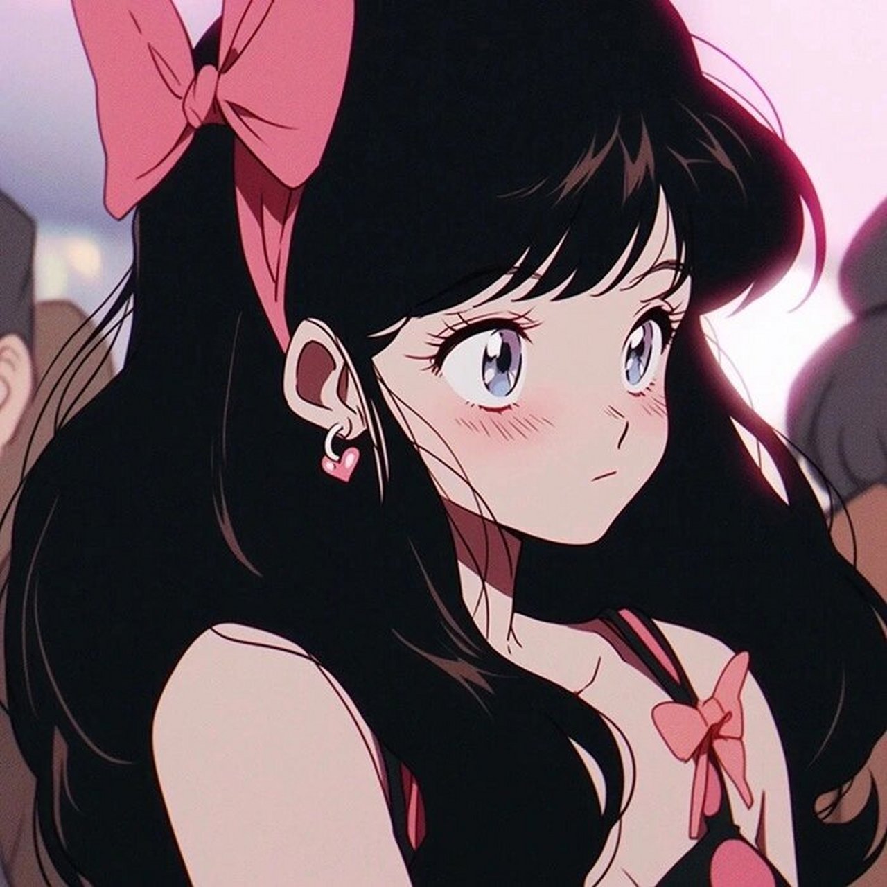 粉色系闺蜜头像 卡通漫画头像 又酷又飒又可爱 好爱