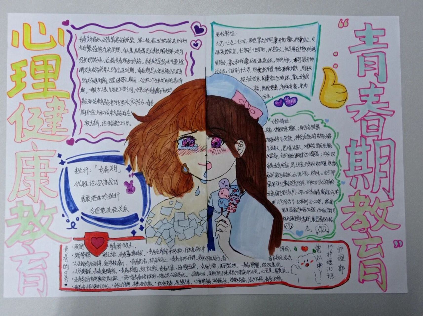 心理健康教育手抄报