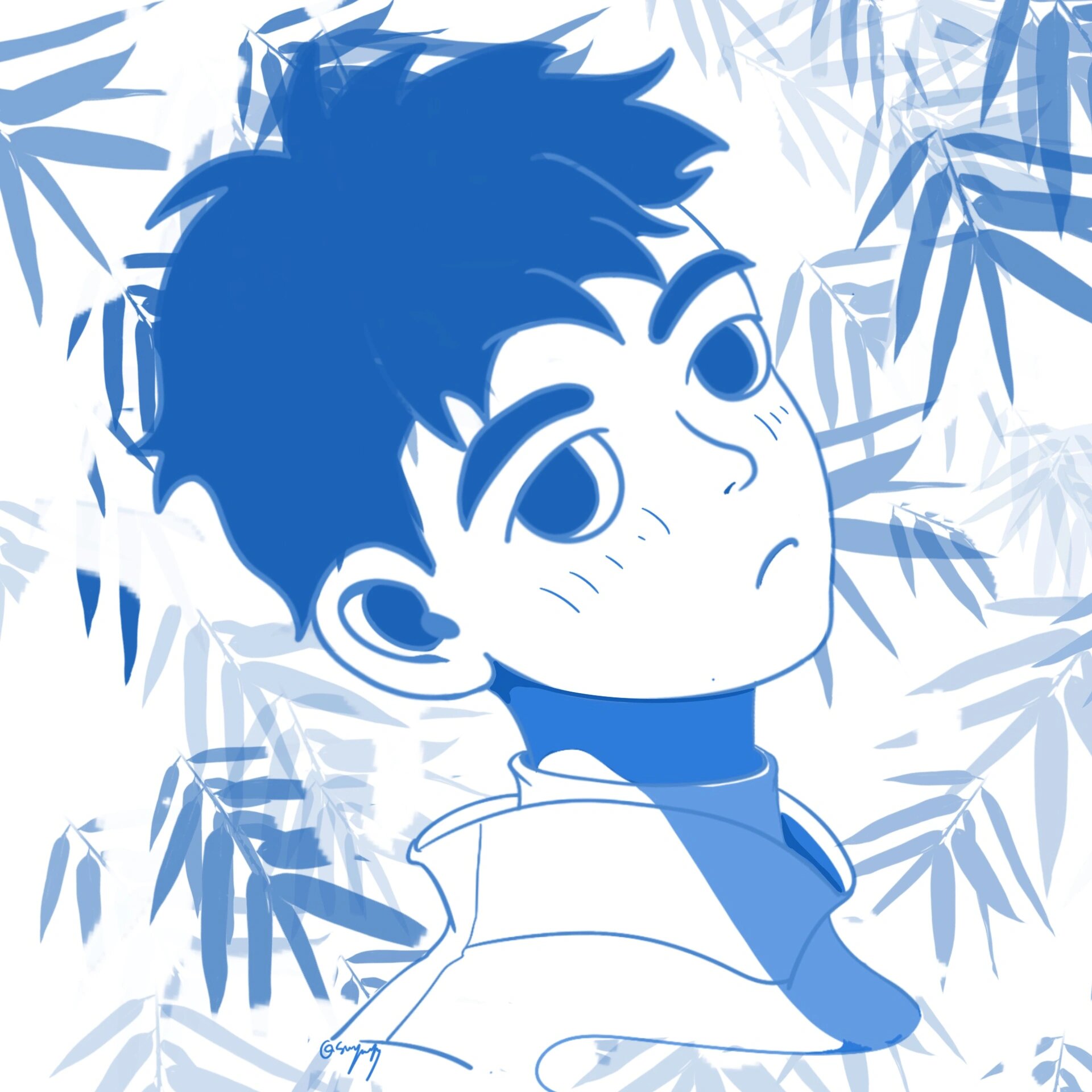 卡通头像l竹风少年