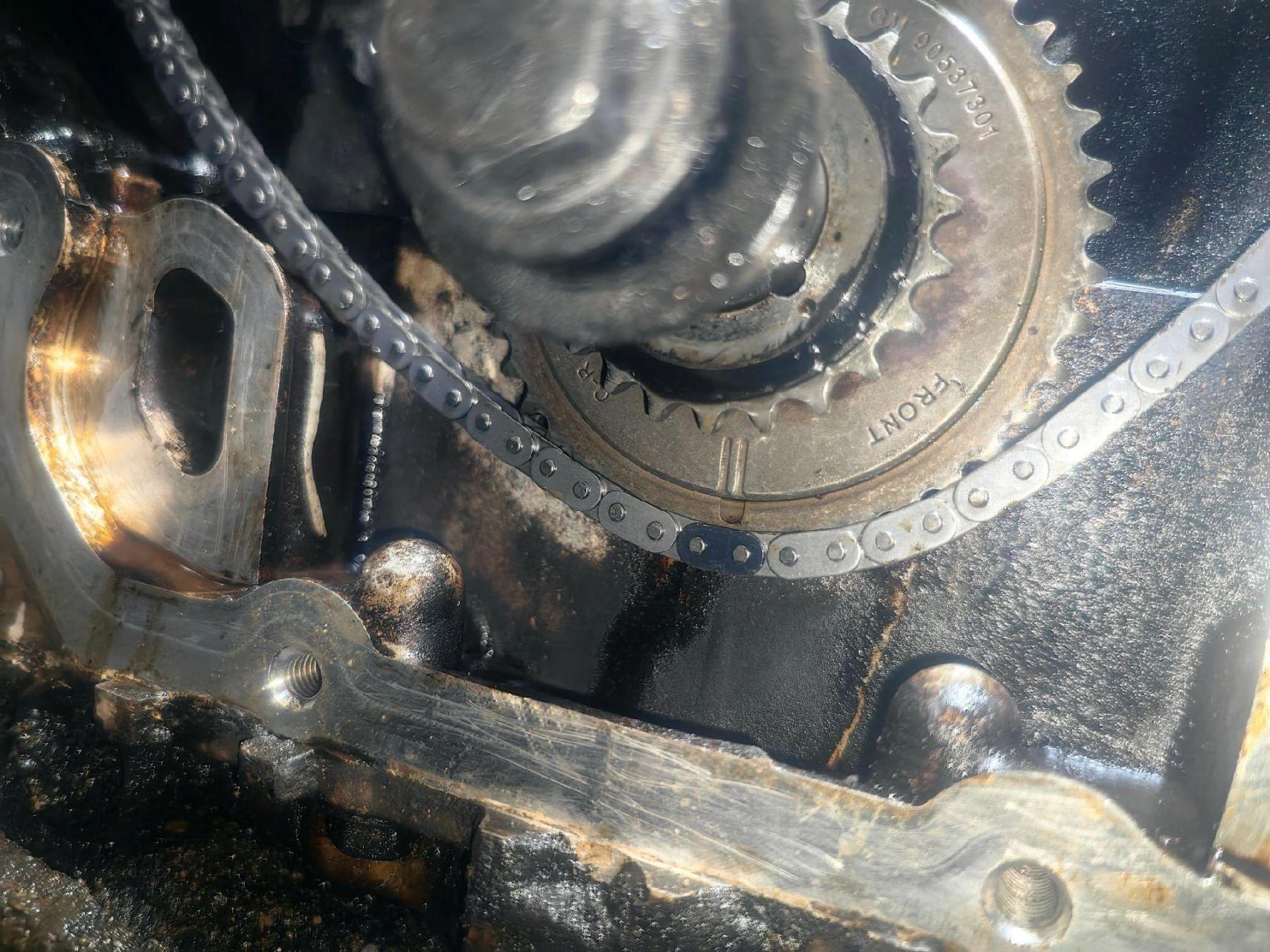 别克君越2.4正时链条对法,平衡轴对法 发动机维修