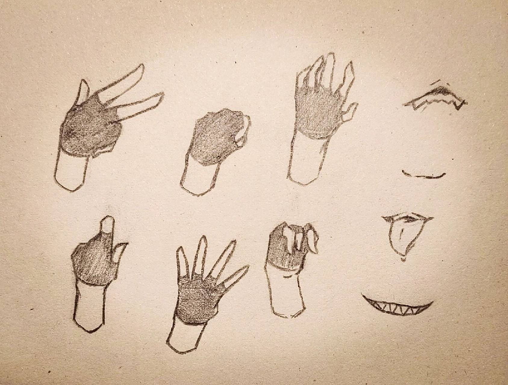 柴设手部画法(没人看就算了) 主要是作者本人的画风,(手腕和手背一样